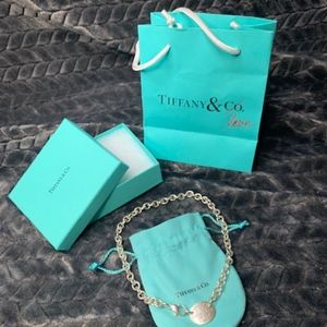 *** Tiffany & Co. ® - Oval Tag Necklace  ***